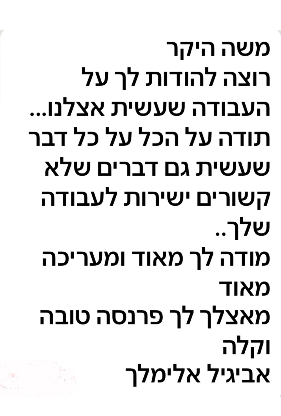 צילום המלצת לקוח 2 על מגן שיפוצים